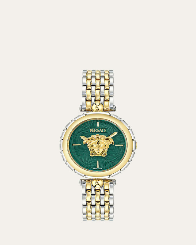 38mm Medusa Heritage Watch with Bracelet Strap, Two Tone